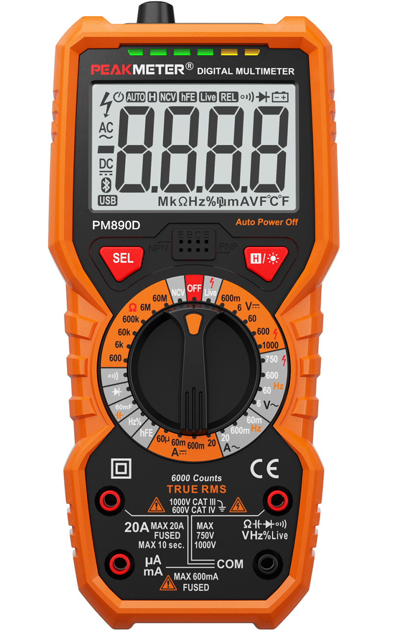 PEAKMETER  PM890D